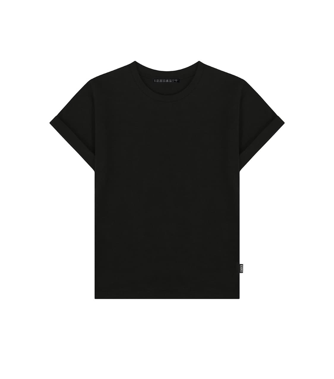 보헤미안서울 BASIC ROLL-UP T, BLACK 상품이미지2