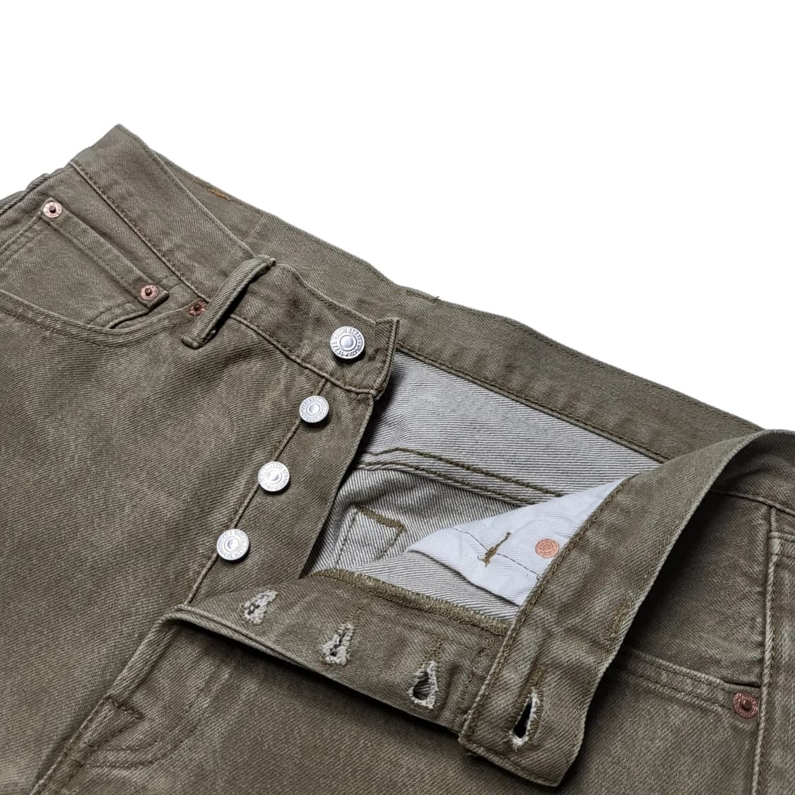 리바이스 501 빈티지 카키컬러 컬러진 34 상품이미지4