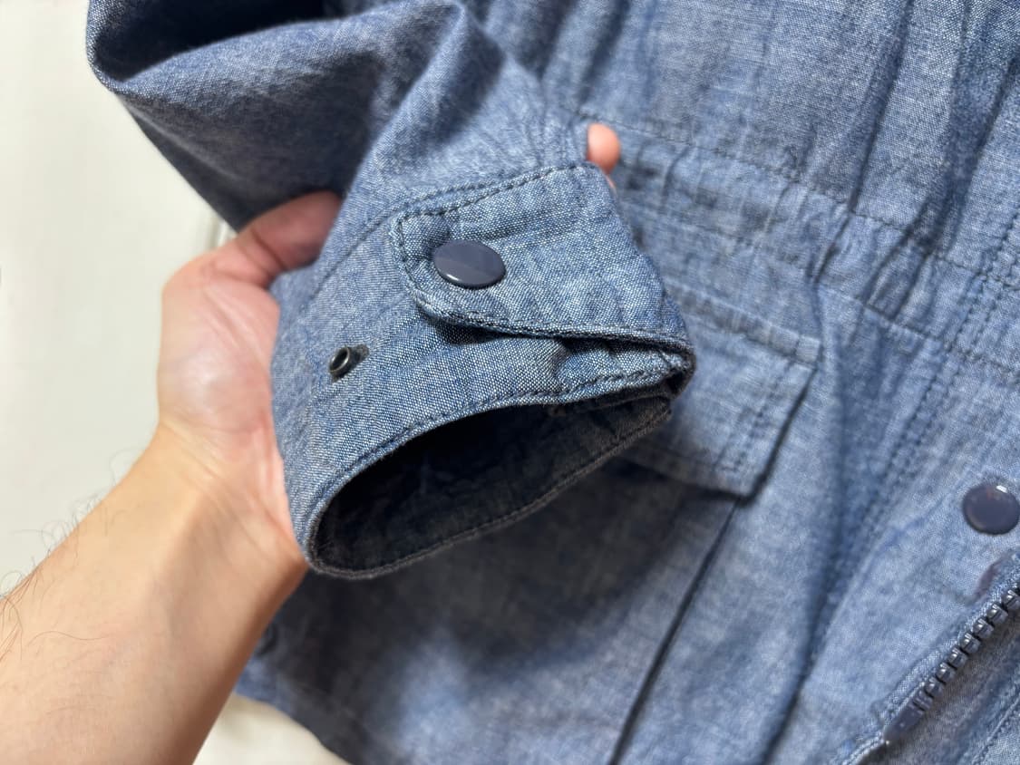 폴로 데님앤서플라이 샴브레이 코튼 후디점퍼 자켓 상품이미지9