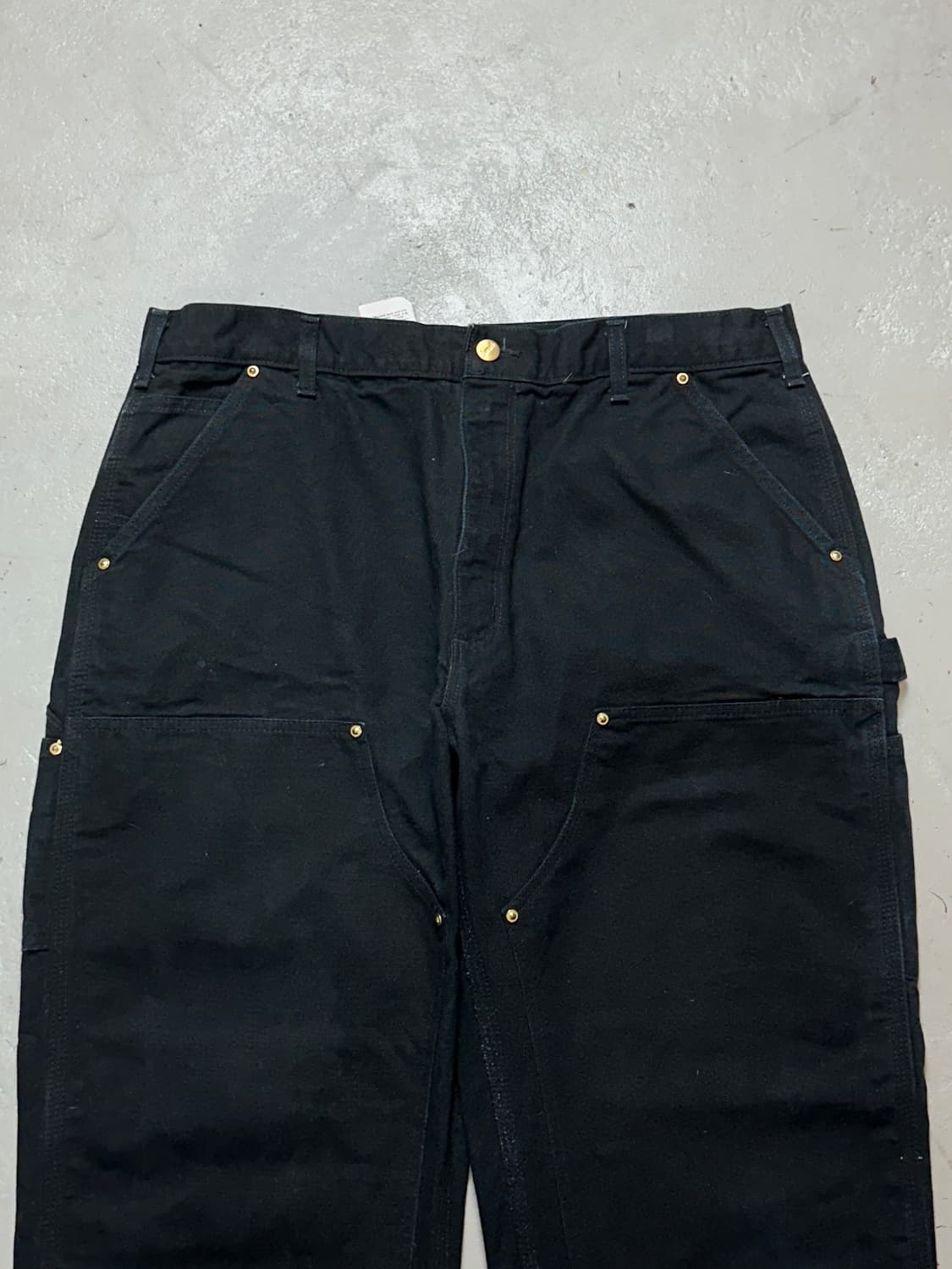 OG USA Made 칼하트 B01 더블니 블랙 칼하트 썩블니 카펜터 상품이미지5