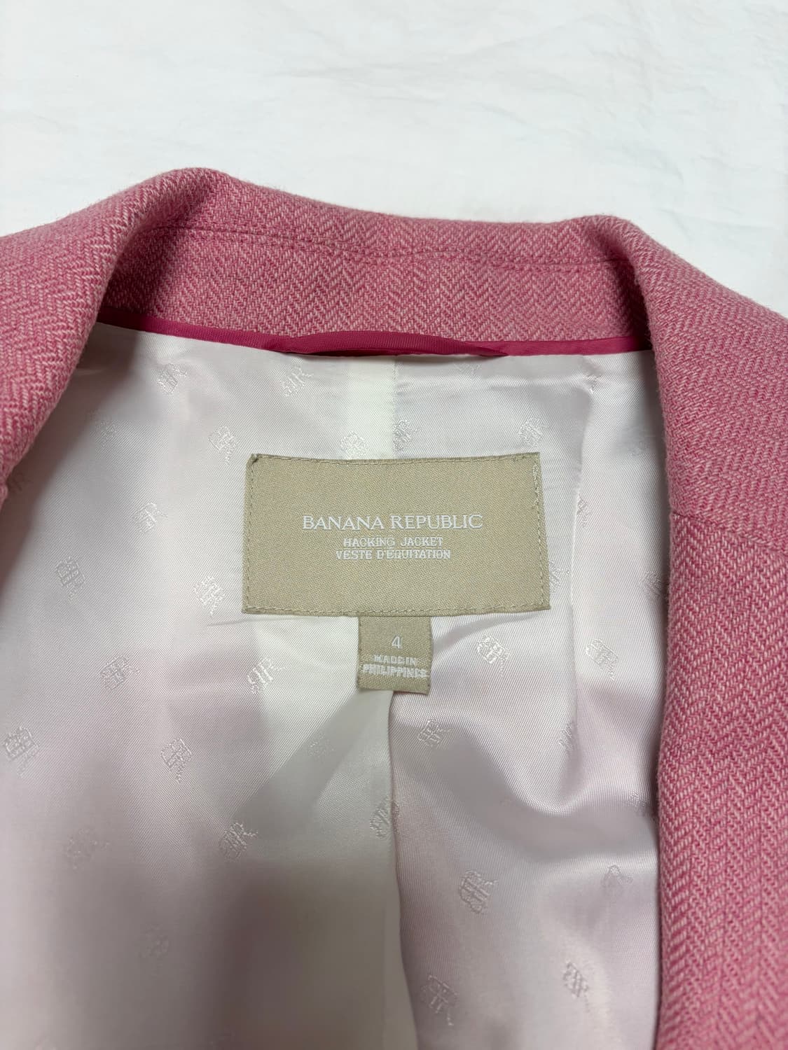 바나나리퍼블릭 헤링본 울자켓 상품이미지3