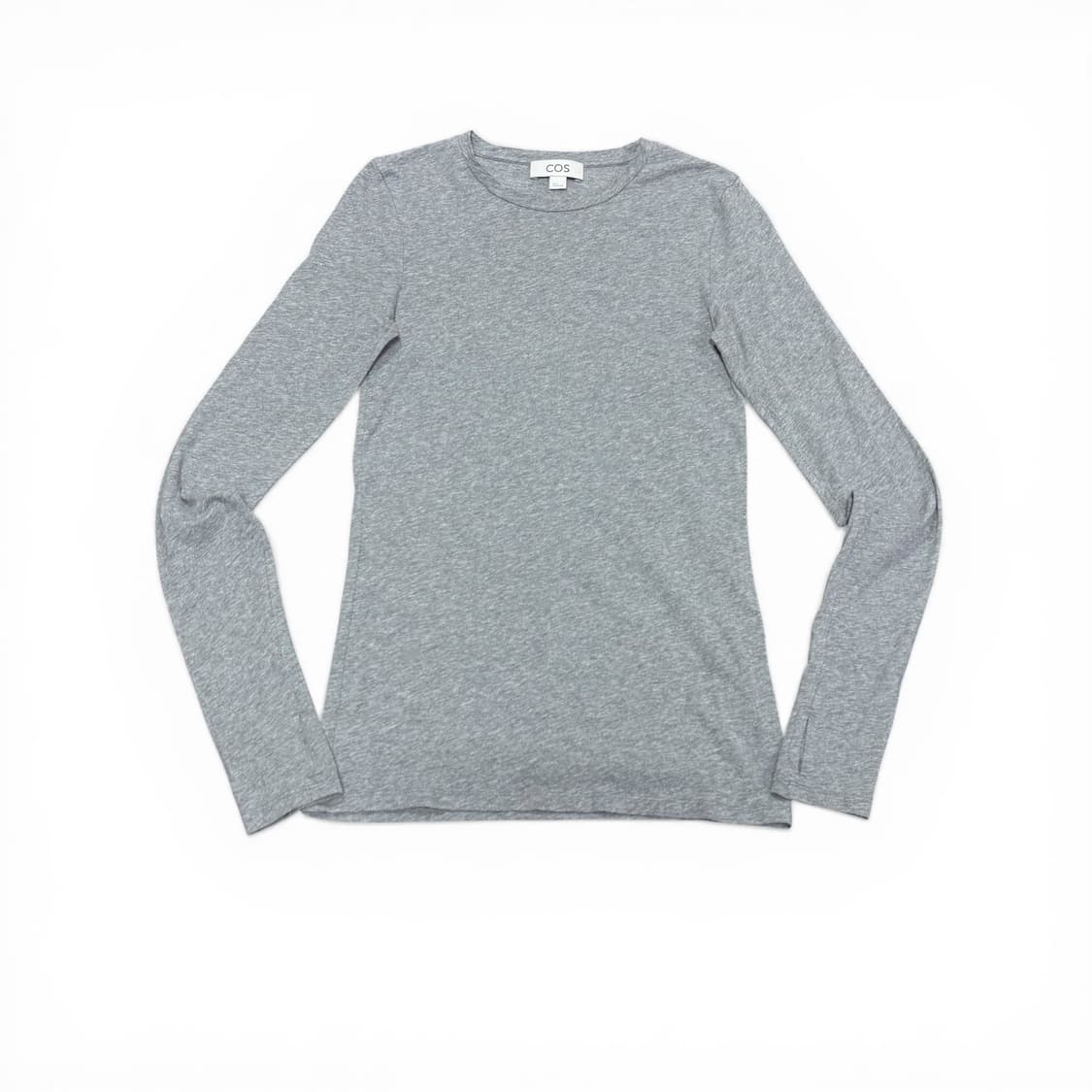 우먼S COS 코스 그레이 핑거홀 긴팔 롱슬리브 상품이미지1