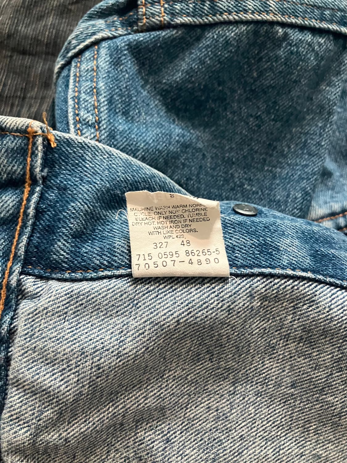 🇺🇸 90s USA 빈티지 리바이스 70507 3세대 데님 자켓 상품이미지7