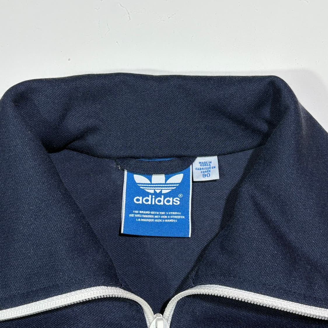 아디다스 파이어버드 네이비 삼선 트랙탑 자켓 상품이미지4
