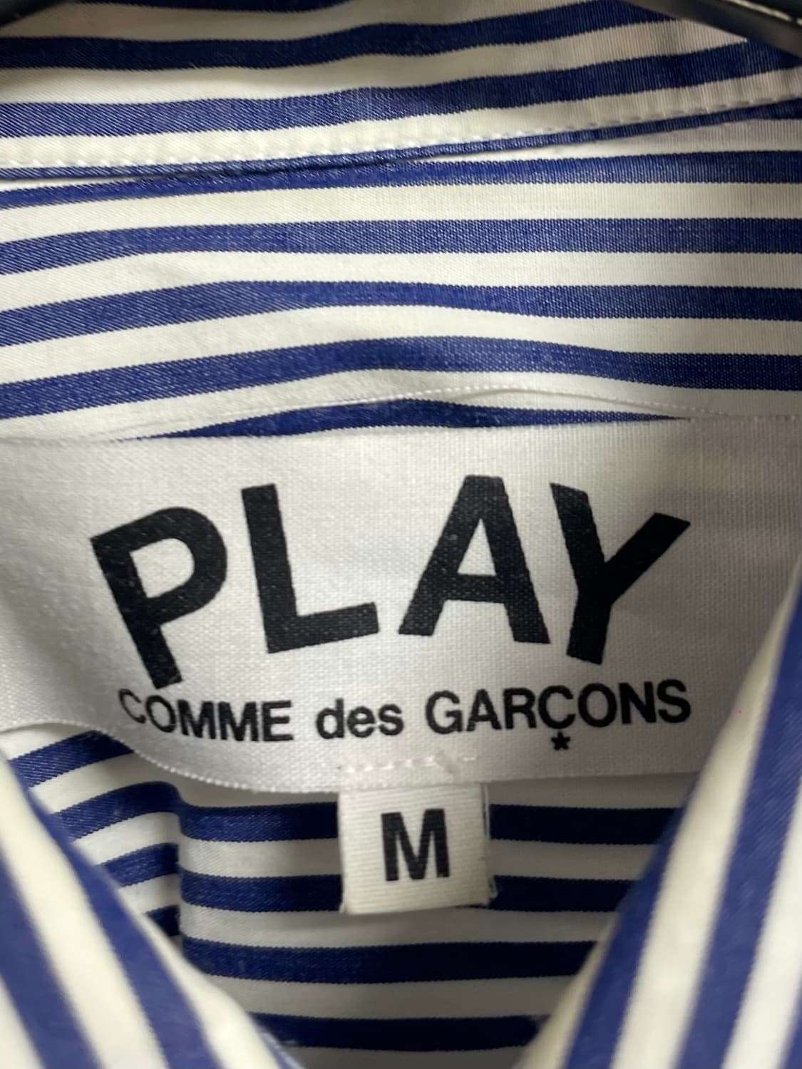 꼼데가르송 와펜 스트라이프 셔츠  (on.393) 상품이미지4