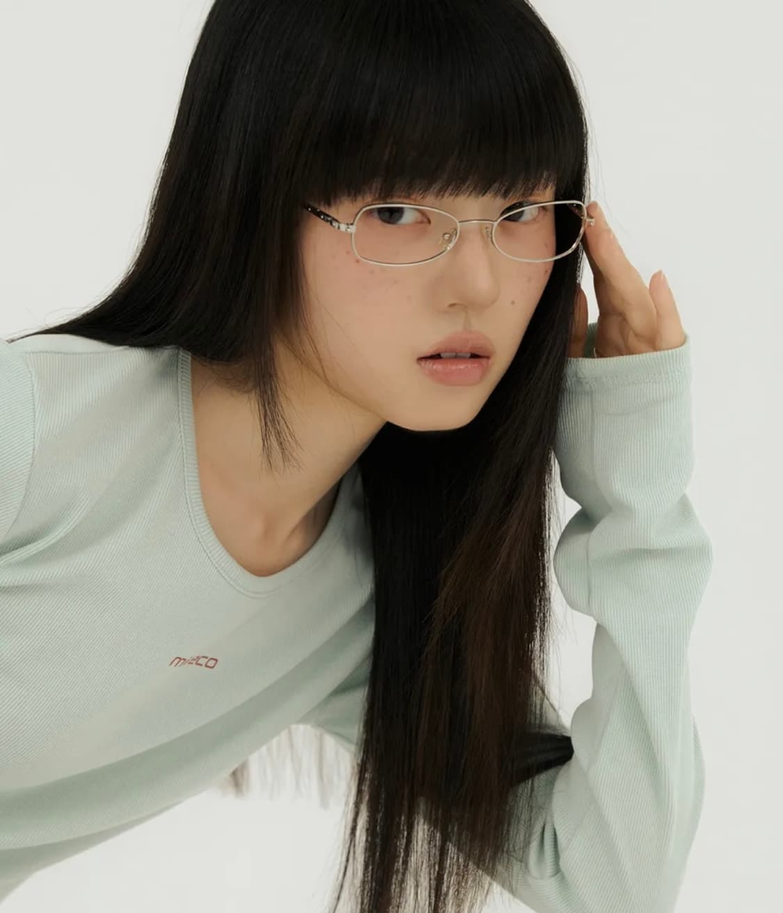 미레코 민트 로고 티셔츠 상품이미지1