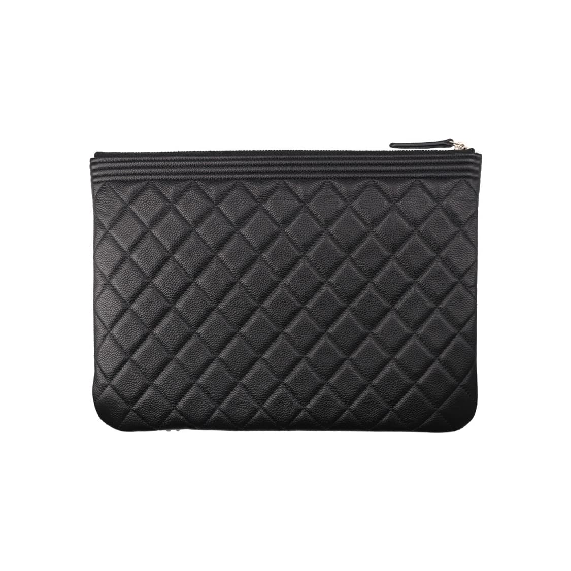 샤넬 A84406 보이 샤넬 클러치백 그레인드 카프스킨 블랙 & 골드 상품이미지5