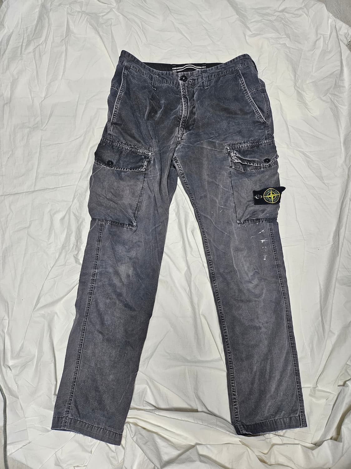 스톤아일랜드 올드이펙트 카고 워싱 데님 팬츠 30 상품이미지1