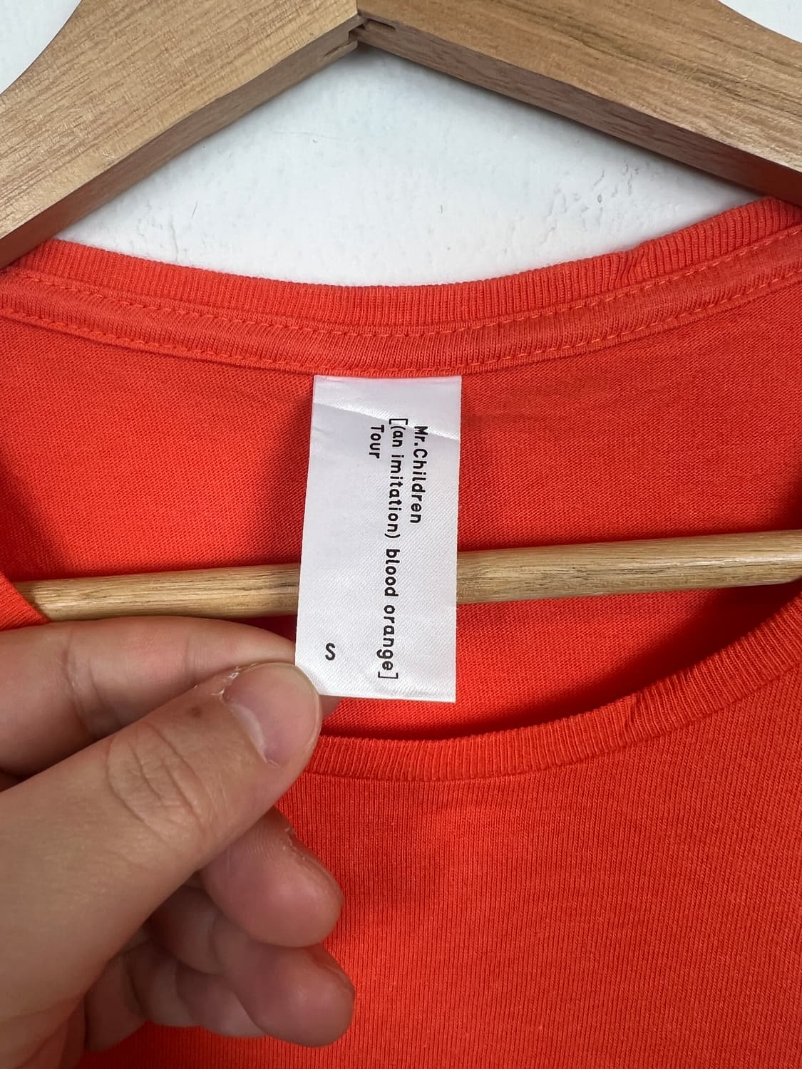 T250 Mr.Children 오렌지 투어 티셔츠 S 상품이미지3