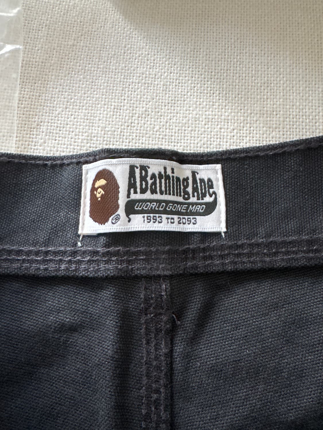 베이프 데님 팬츠 블랙 M 상품이미지4