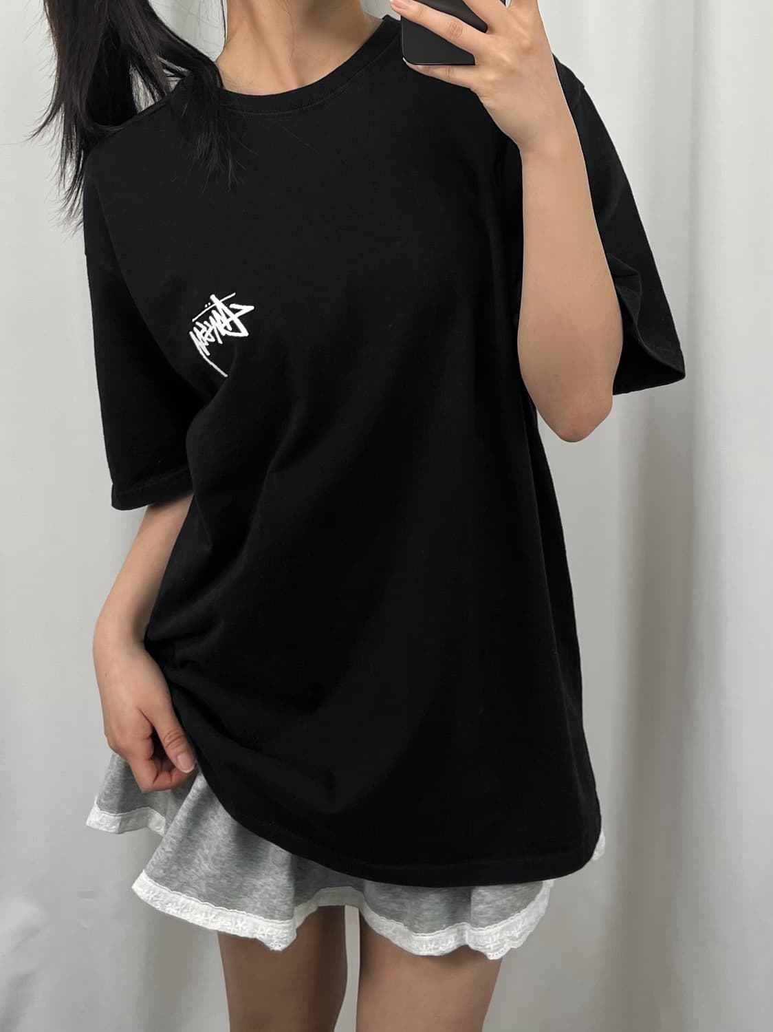 스투시 수트 블랙 반팔 상품이미지3