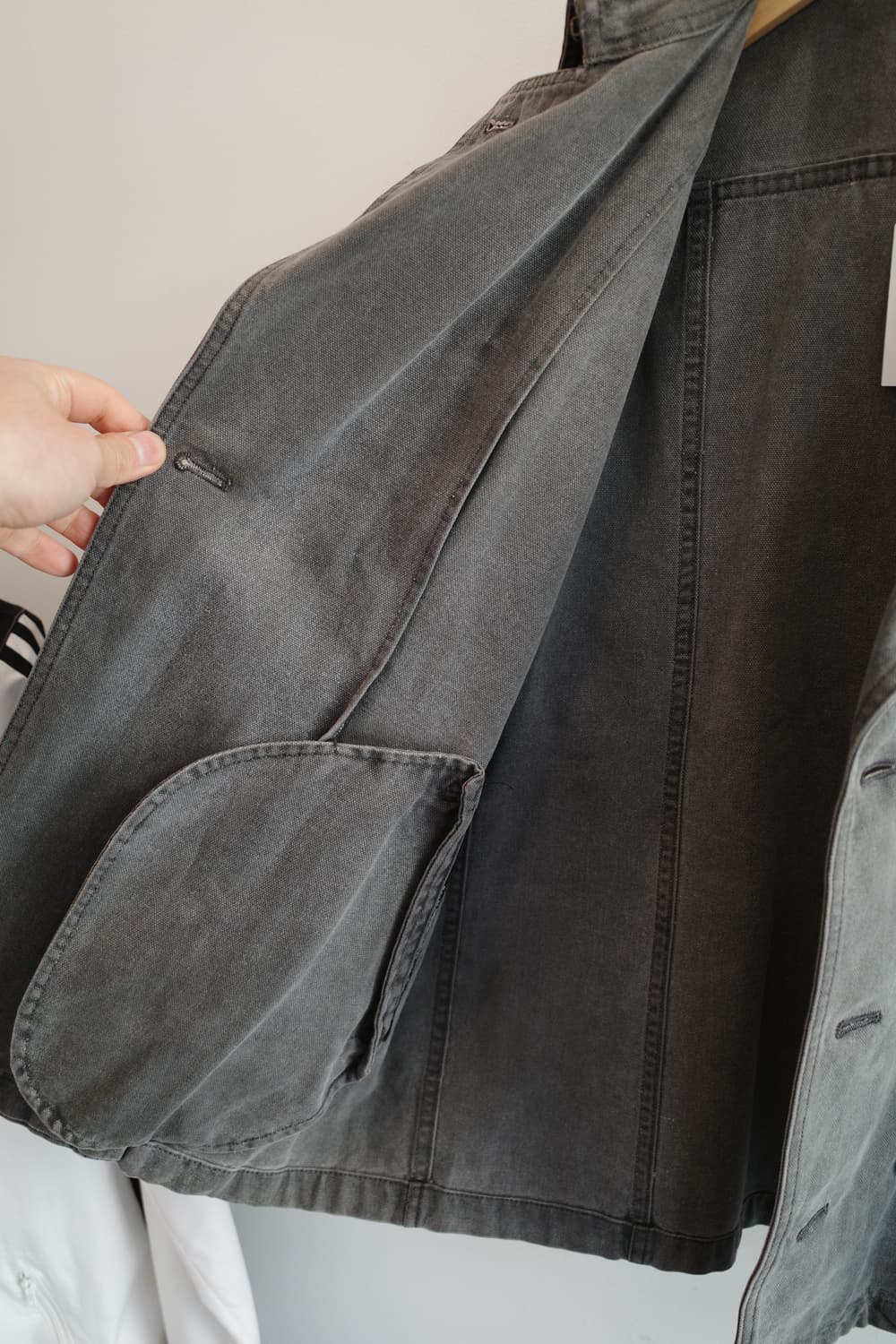 ships 쉽스 캔버스코튼 더블 자켓  상품이미지5