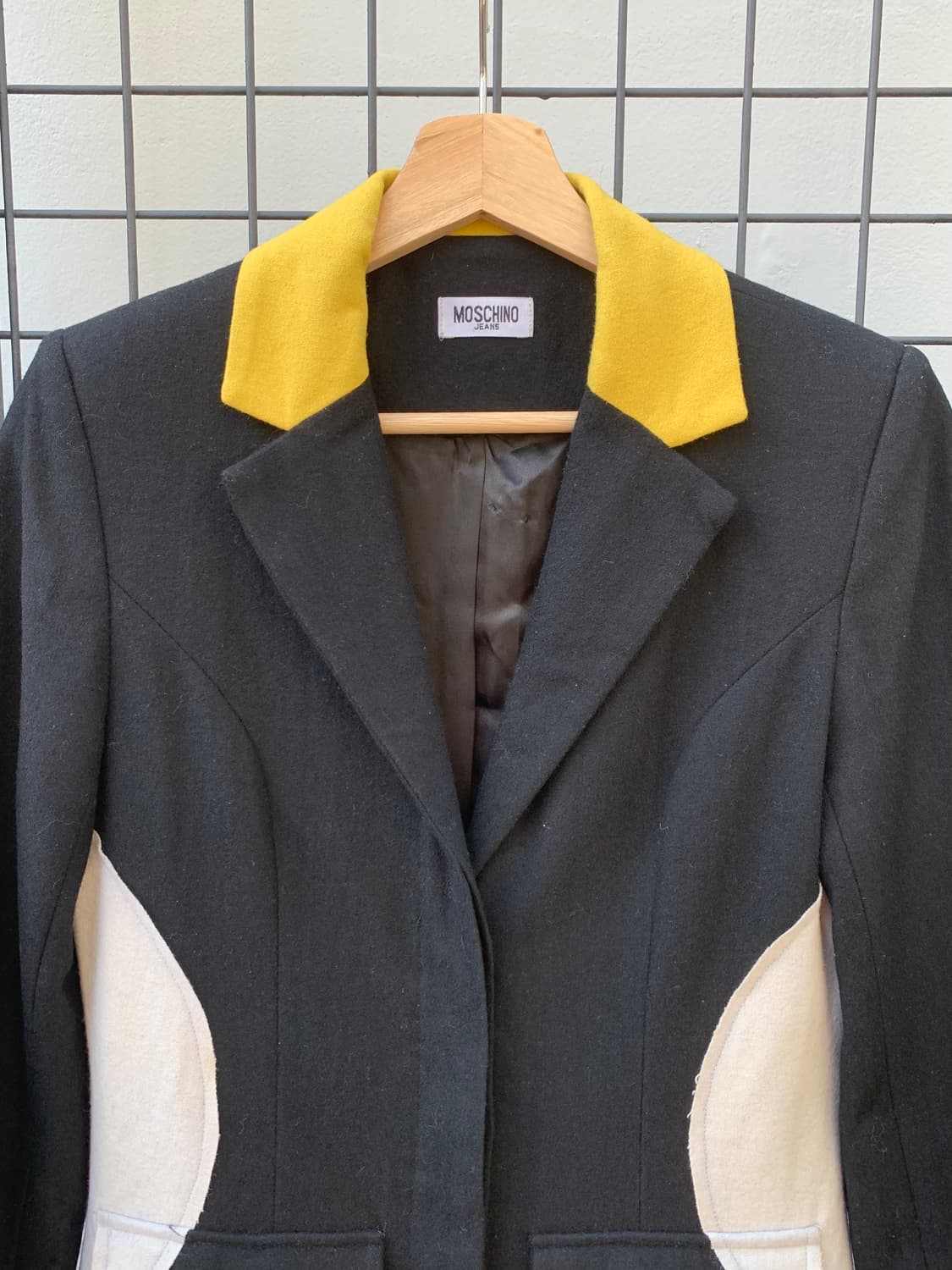 모스키노 컬러 블로킹 코트 상품이미지3