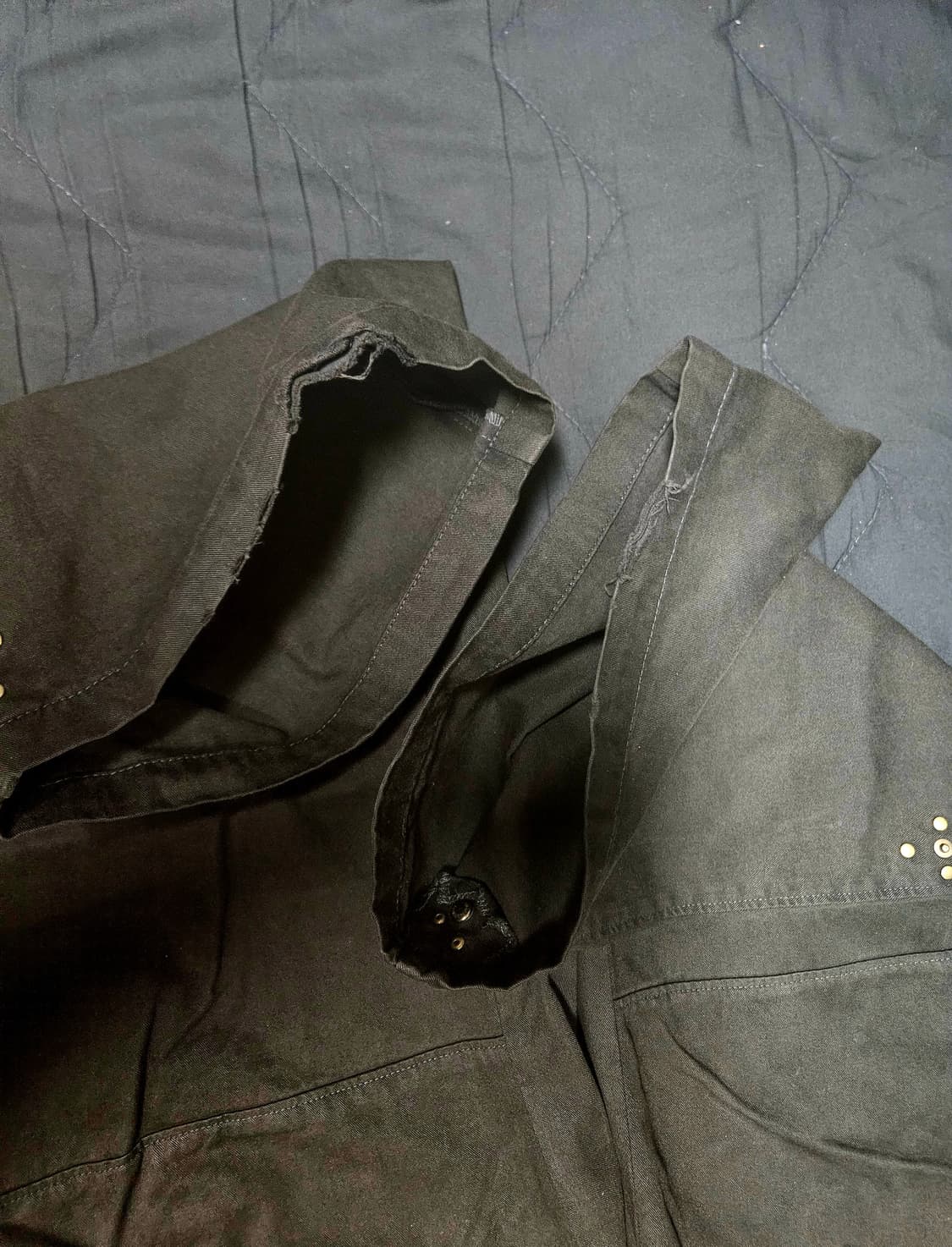 [2]폴리테루 1011 리벳 고시마 빈티지 차콜(징시마) 상품이미지7