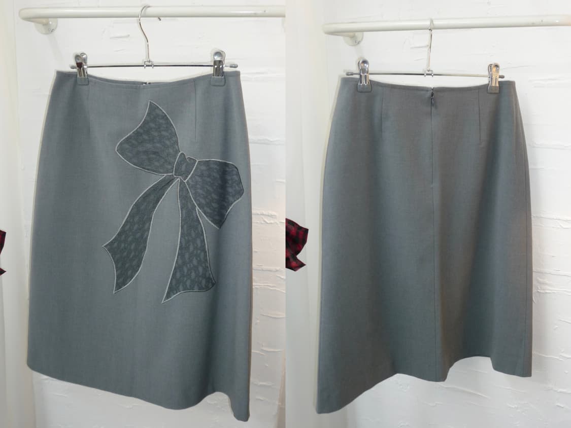 ribbon patch midi skirt 상품이미지4