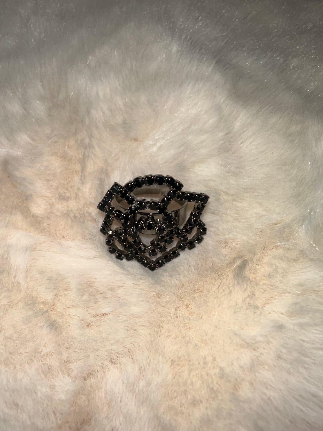 오리엔탈 고스펑크 장미 반지 상품이미지1