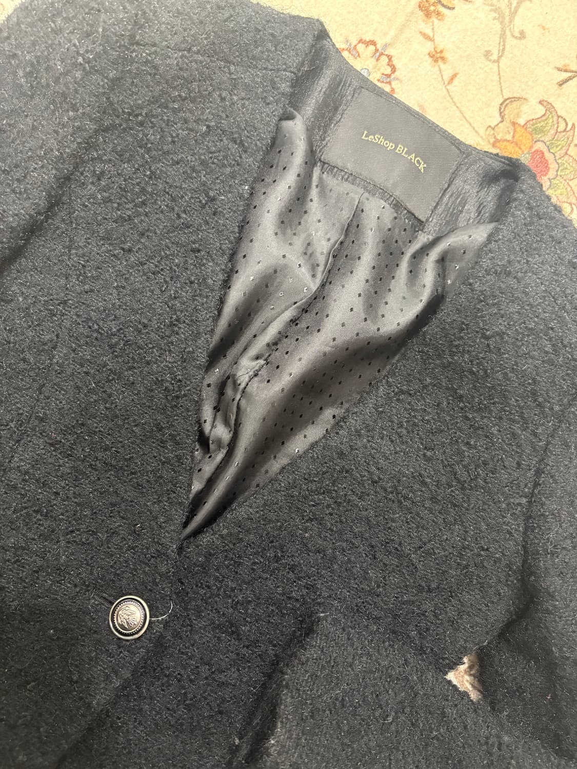 vtg 부클 트위드 자켓  상품이미지3