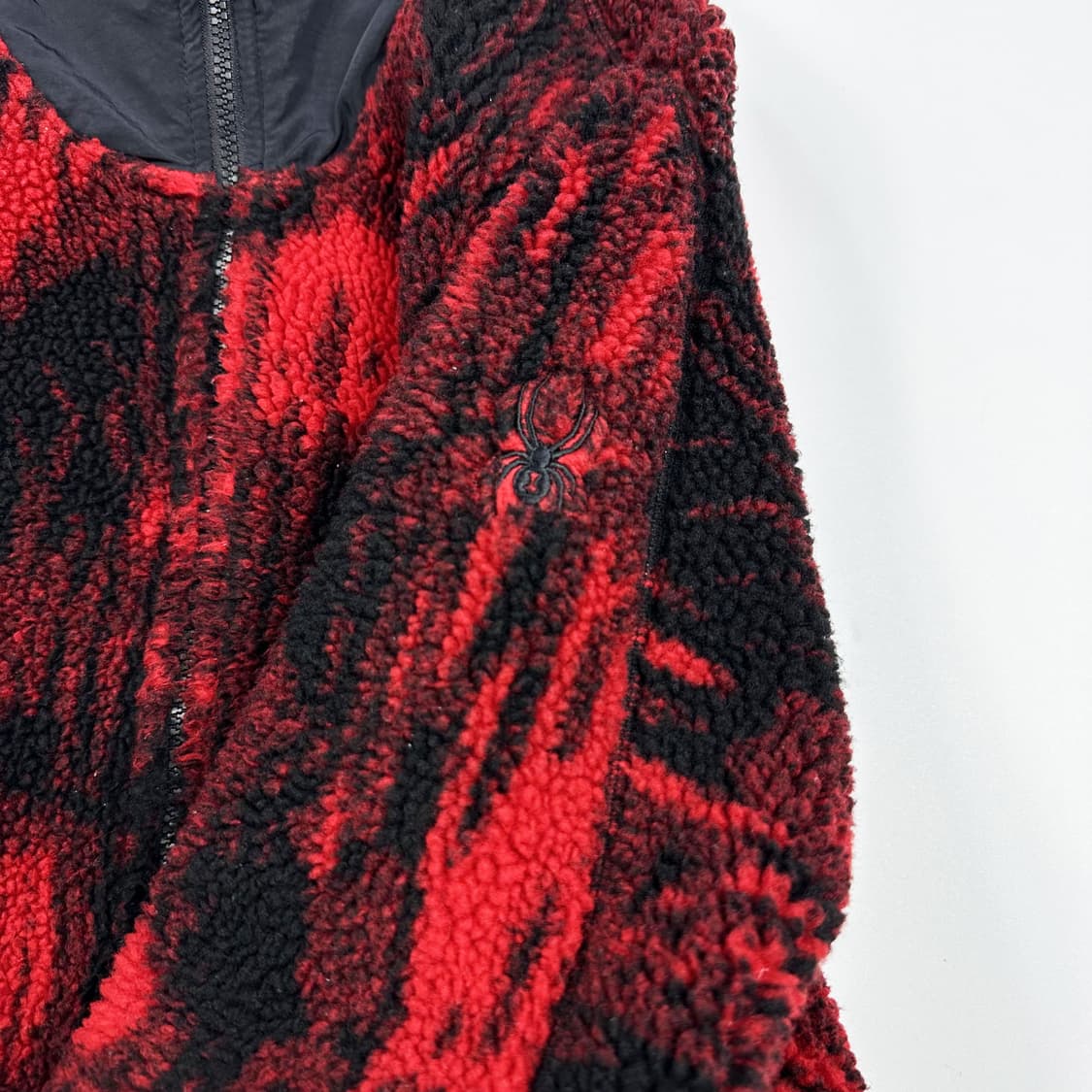 스파이더 풀오버 양털 후디 후리스 XL 상품이미지5