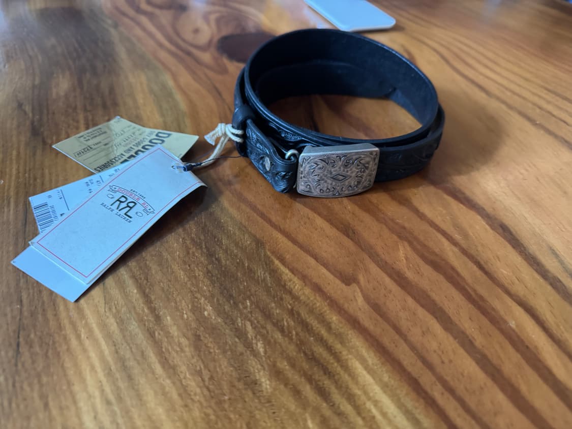 더블알엘rrl핸드툴 레더벨트32 상품이미지1