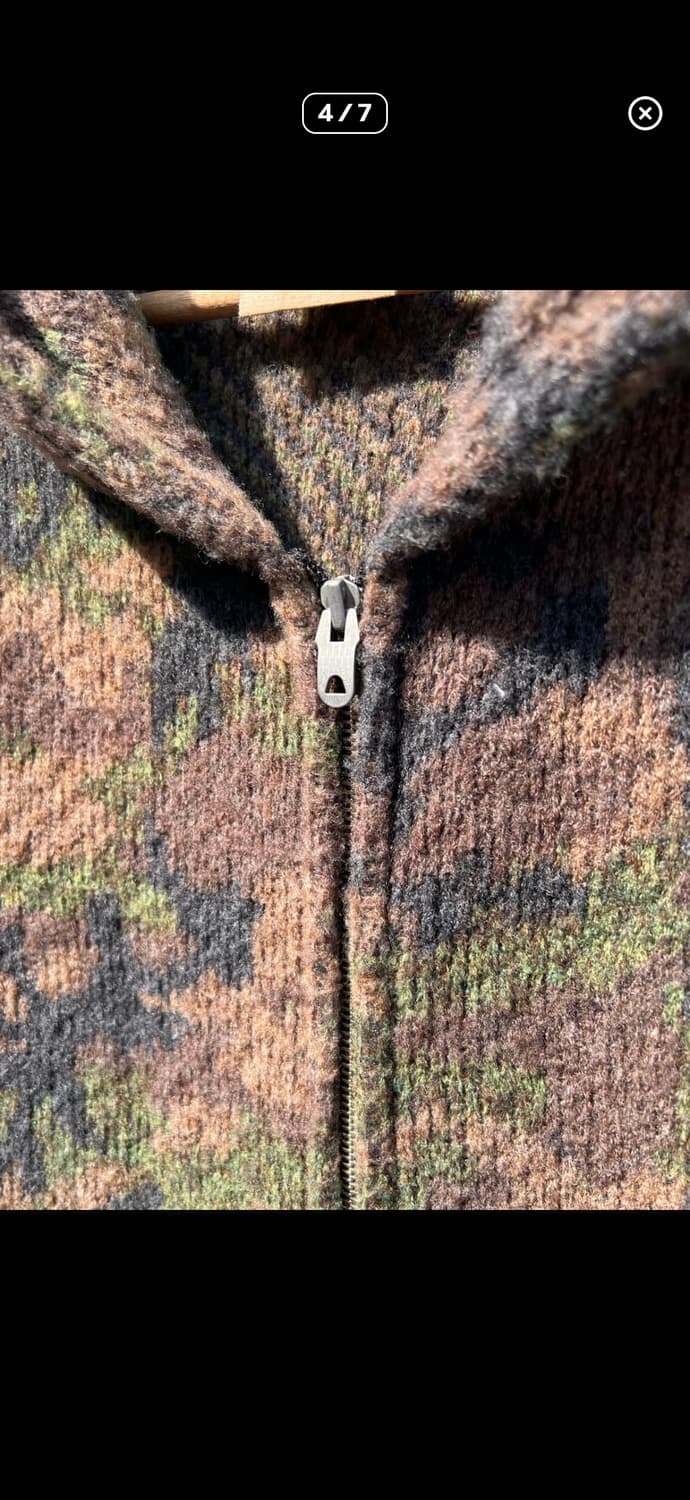 Remi Relief 카모 니트 후드집업 상품이미지4