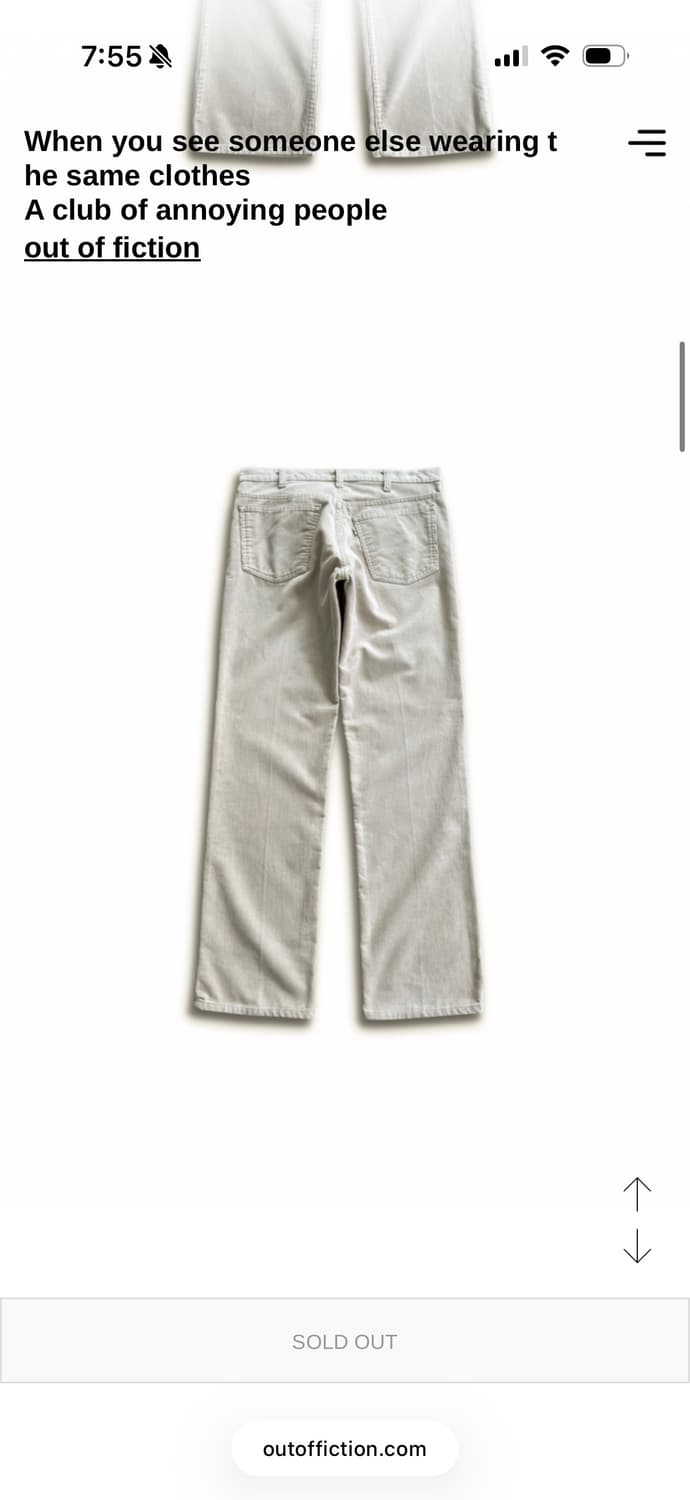 70s Levis 505 USA Talon 42 Zip Corduroy 상품이미지3