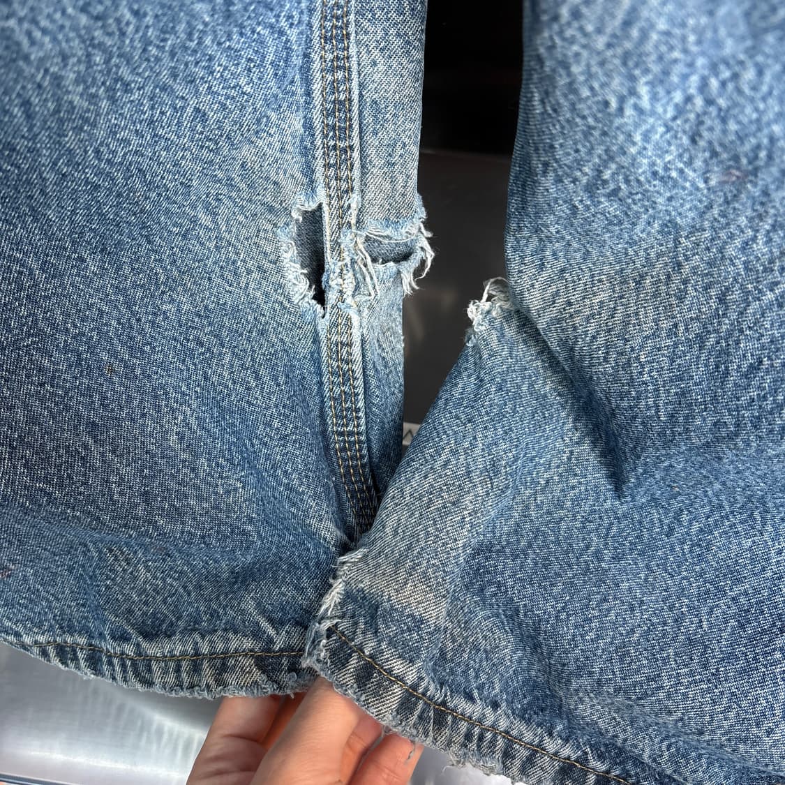 칼하트 OG 가죽탭 카펜터팬츠 상품이미지6