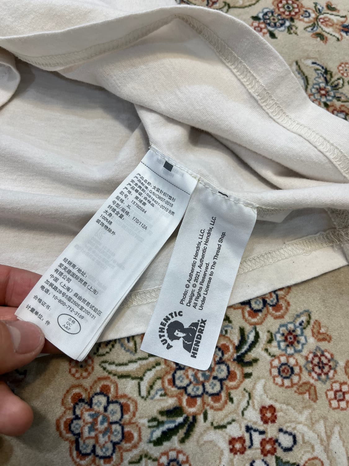 아베크롬비 지미 핸드릭스 프린팅 반팔 티셔츠 상품이미지6