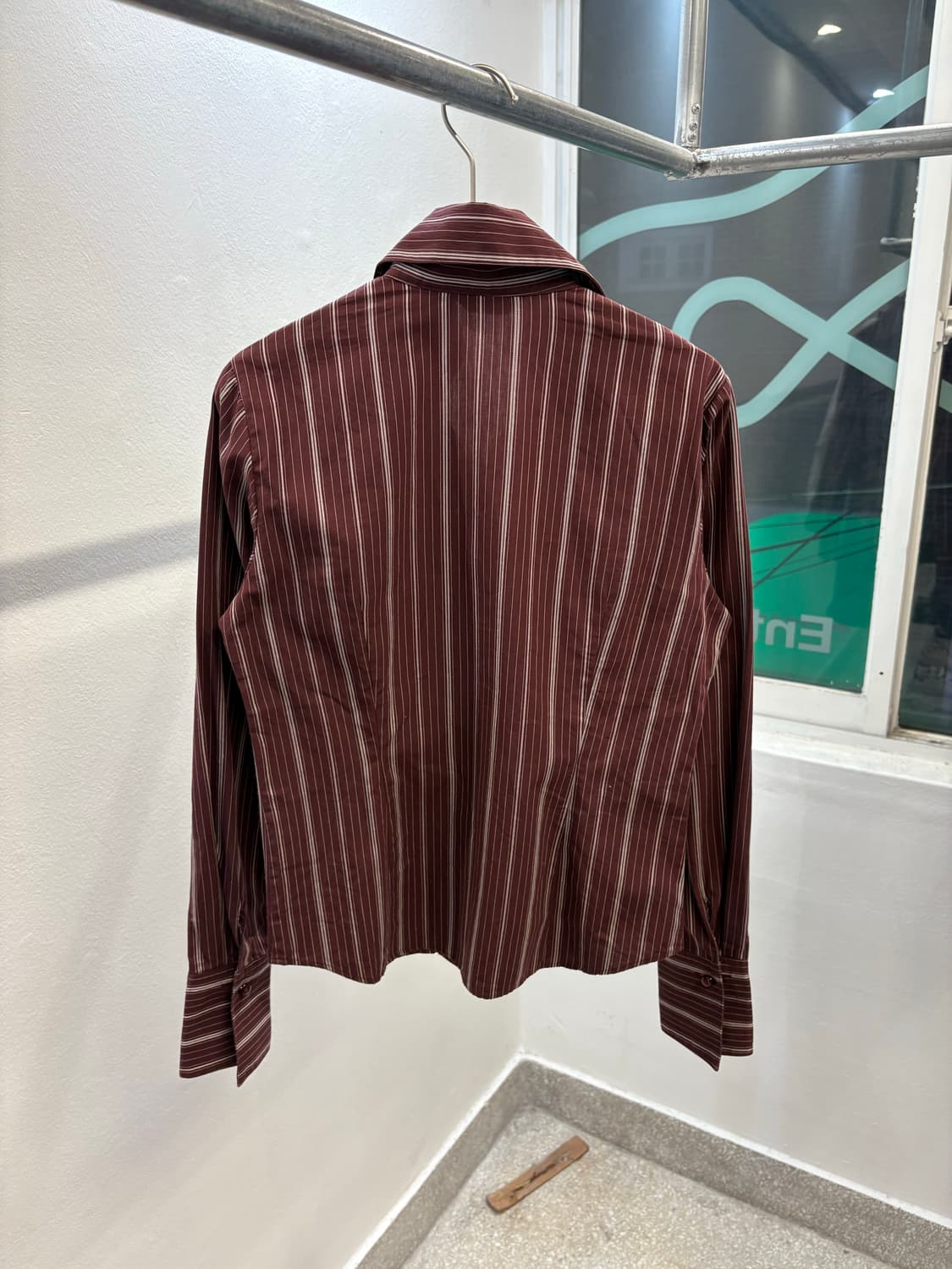 Grace Field wine stripe shirt 상품이미지6