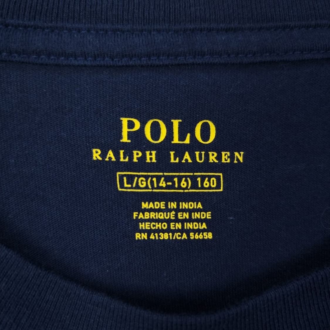 [폴로 랄프로렌] 포니 로고 자수 롱슬리브 긴팔티 네이비 M19873 상품이미지7