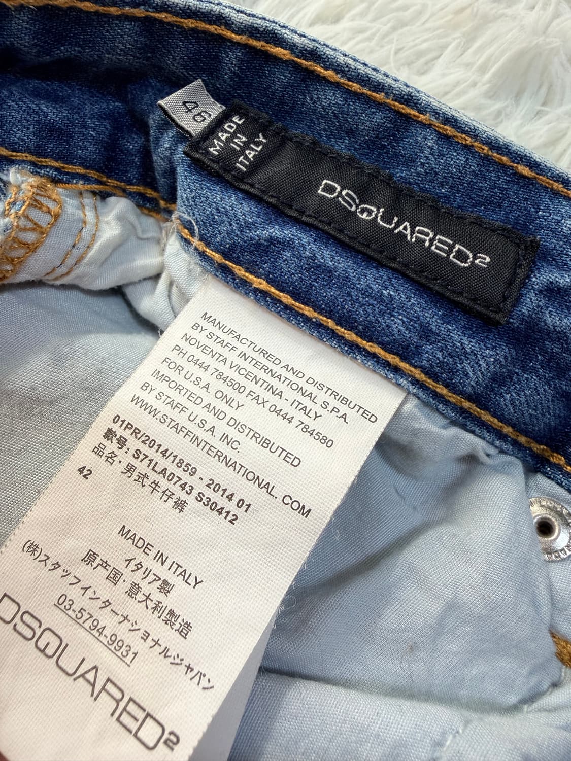 디스퀘어드2 남성 데미지 데님 46 (30~31inch) 상품이미지6