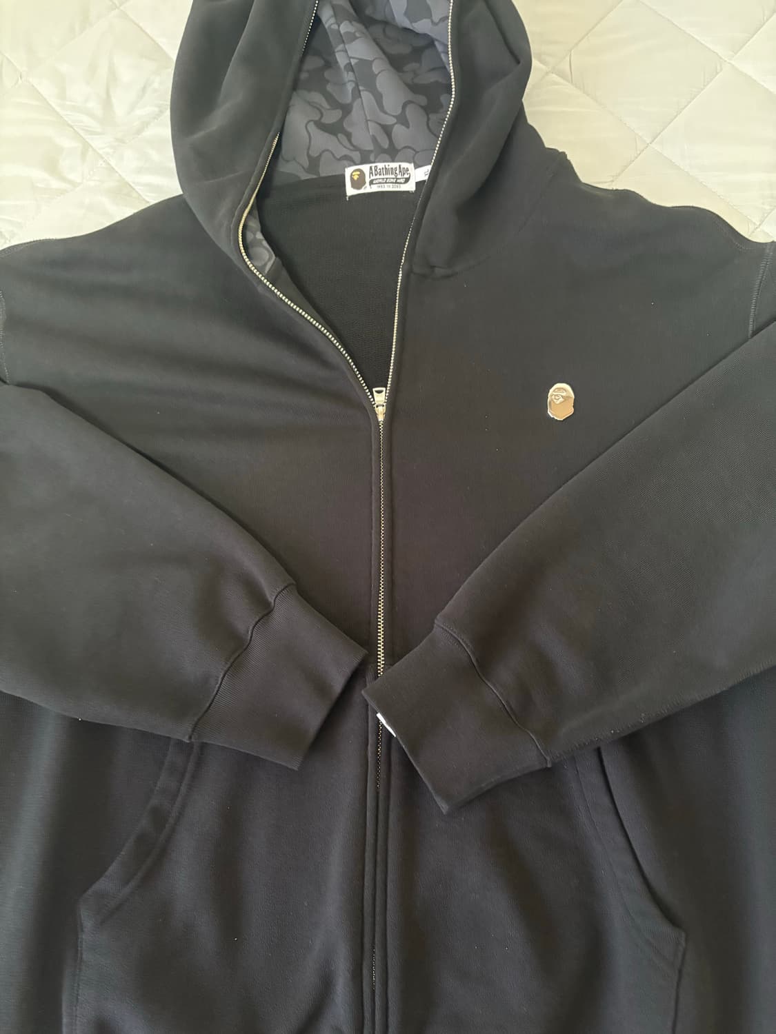 베이프 원포인트 후드집업 상품이미지2