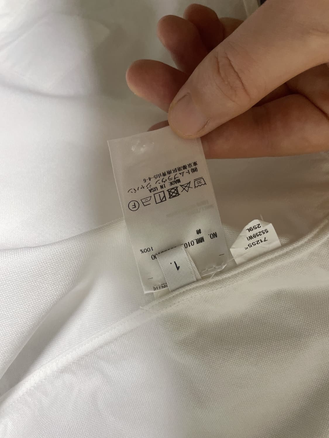 Thom Browne 삼선탭 화이트 셔츠 1사이즈 상품이미지3