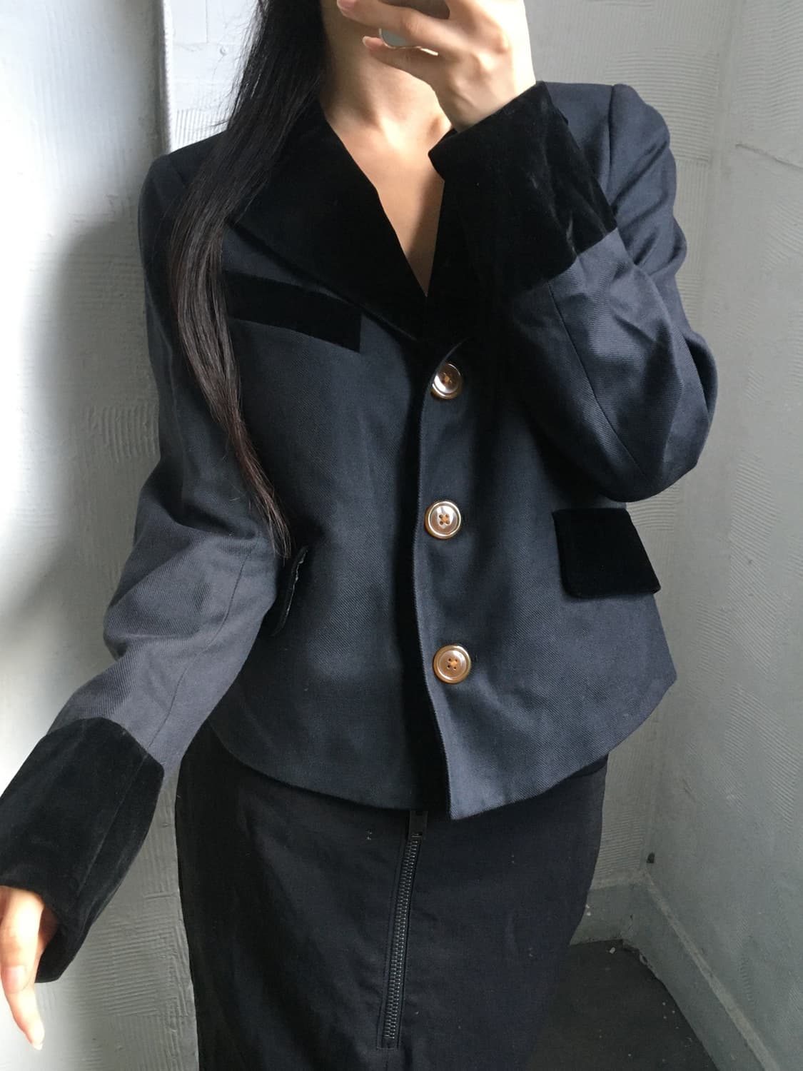 Vivienne Westwood 비비안웨스트우드 레드라벨 블랙 울 자켓 상품이미지3