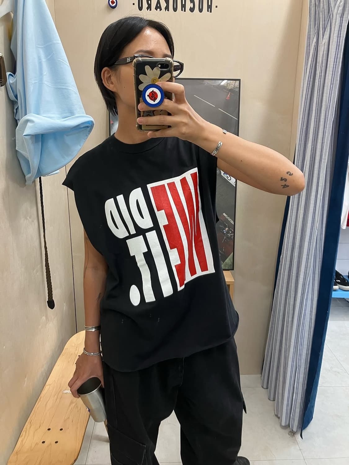 Hanes cutting sleeveless  상품이미지4