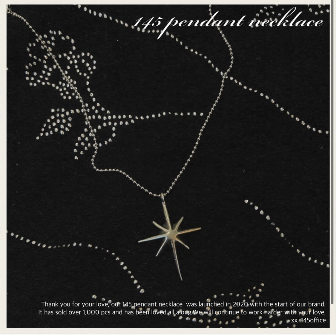 145office silver necklace 은 목걸이 상품이미지1