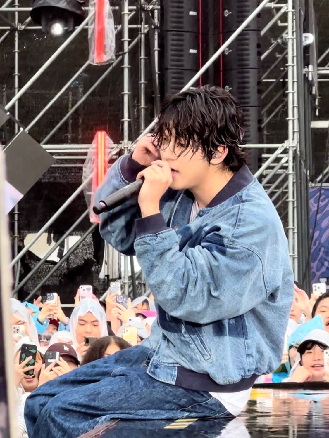 슈프림 워시드 녹아웃 데님 바시티 자켓 M 상품이미지6