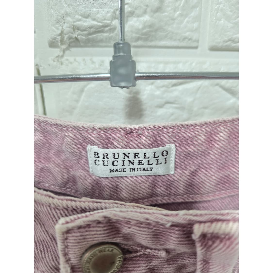 브루넬로 쿠치넬리 핑크 와이드 데님 26인치 상품이미지2