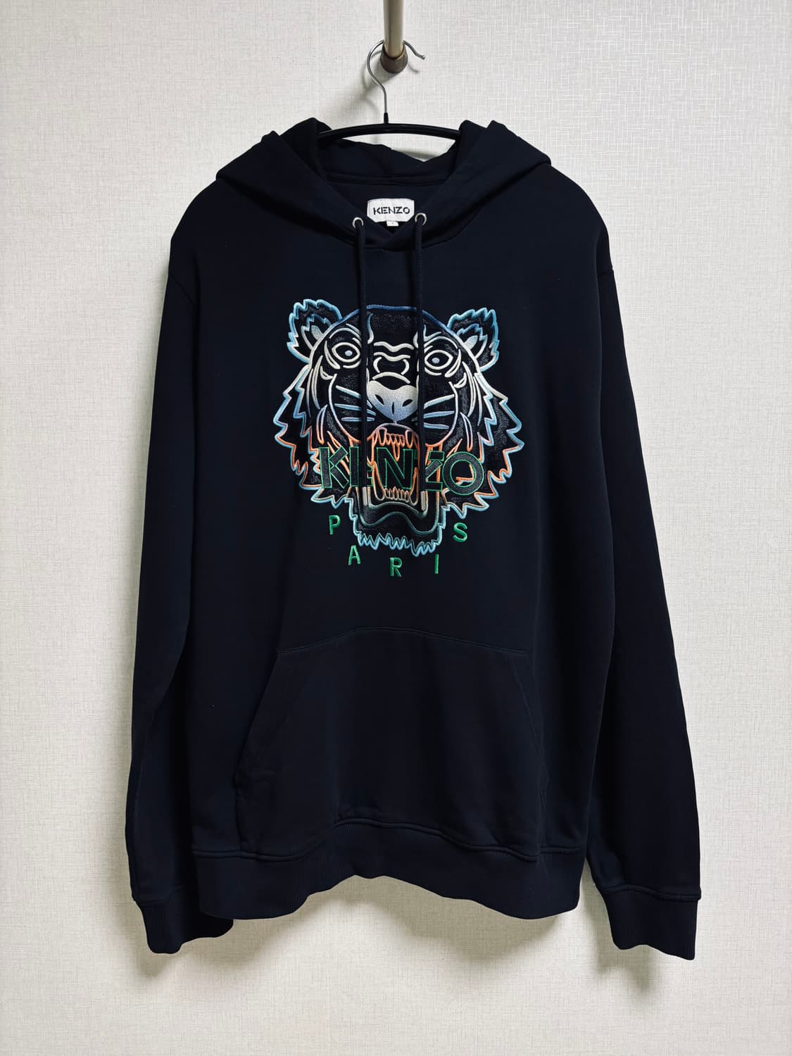 겐조 KENZO 타이거 로고 자수 후드티 상품이미지1