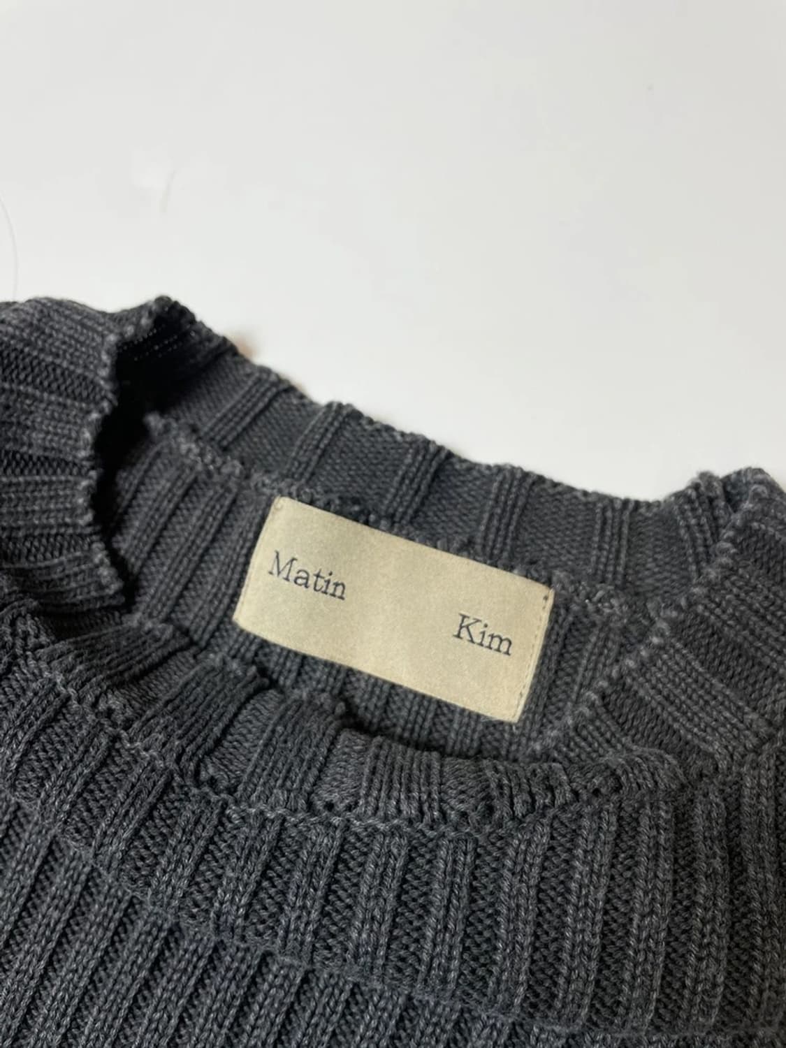 마뗑킴 22SS 립 니트 반팔 티셔츠 PN9652 상품이미지6