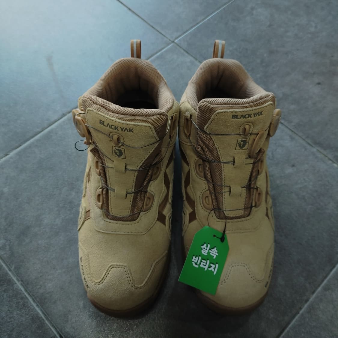 255 블랙야크 남성 세이프티 하이탑 브라운 워커 안전화 상품이미지2