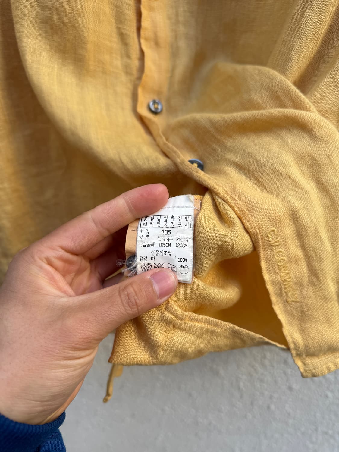 2000s C.P.COMPANY LINEN 올드 씨피컴퍼니 린넨셔츠 상품이미지6