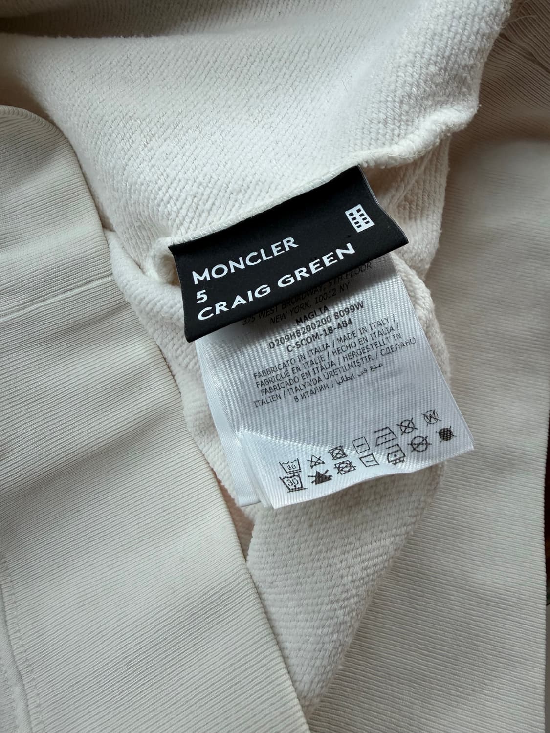 .L/ 몽클레어 지니어스 프린팅 로고 후드티 상품이미지8