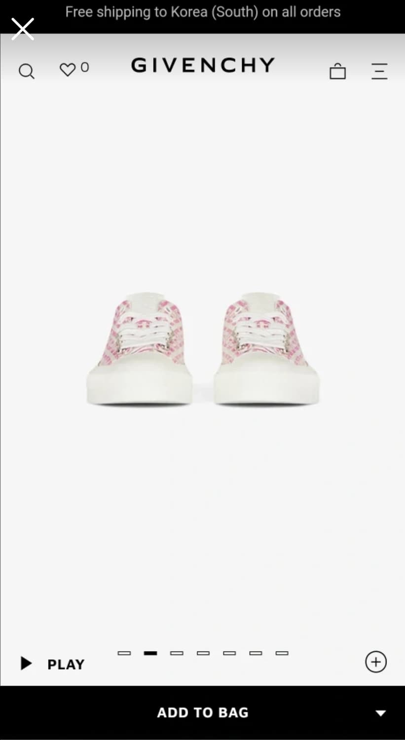 지방시 스니커즈신발 자카드단화 상품이미지7