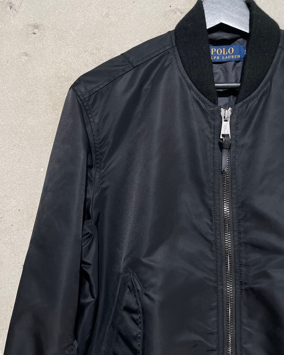 폴로 랄프로렌 블랙 ma-1 나일론 봄버 자켓 상품이미지2