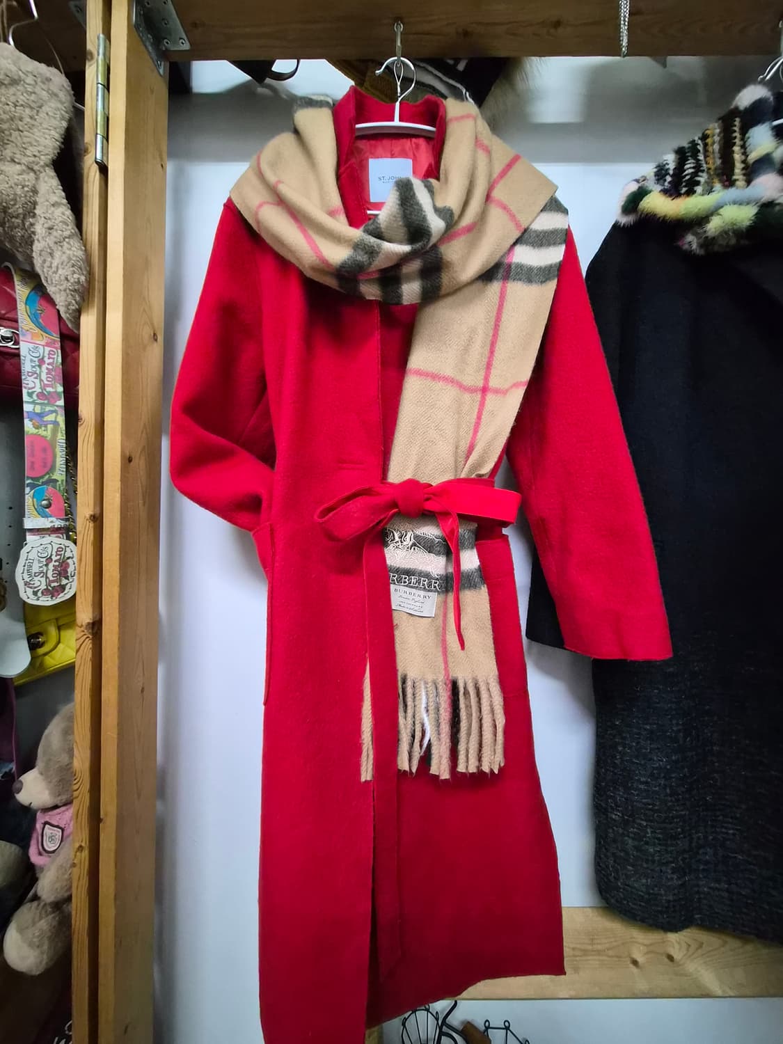 ST.john 센죤 레드울 코트 상품이미지1