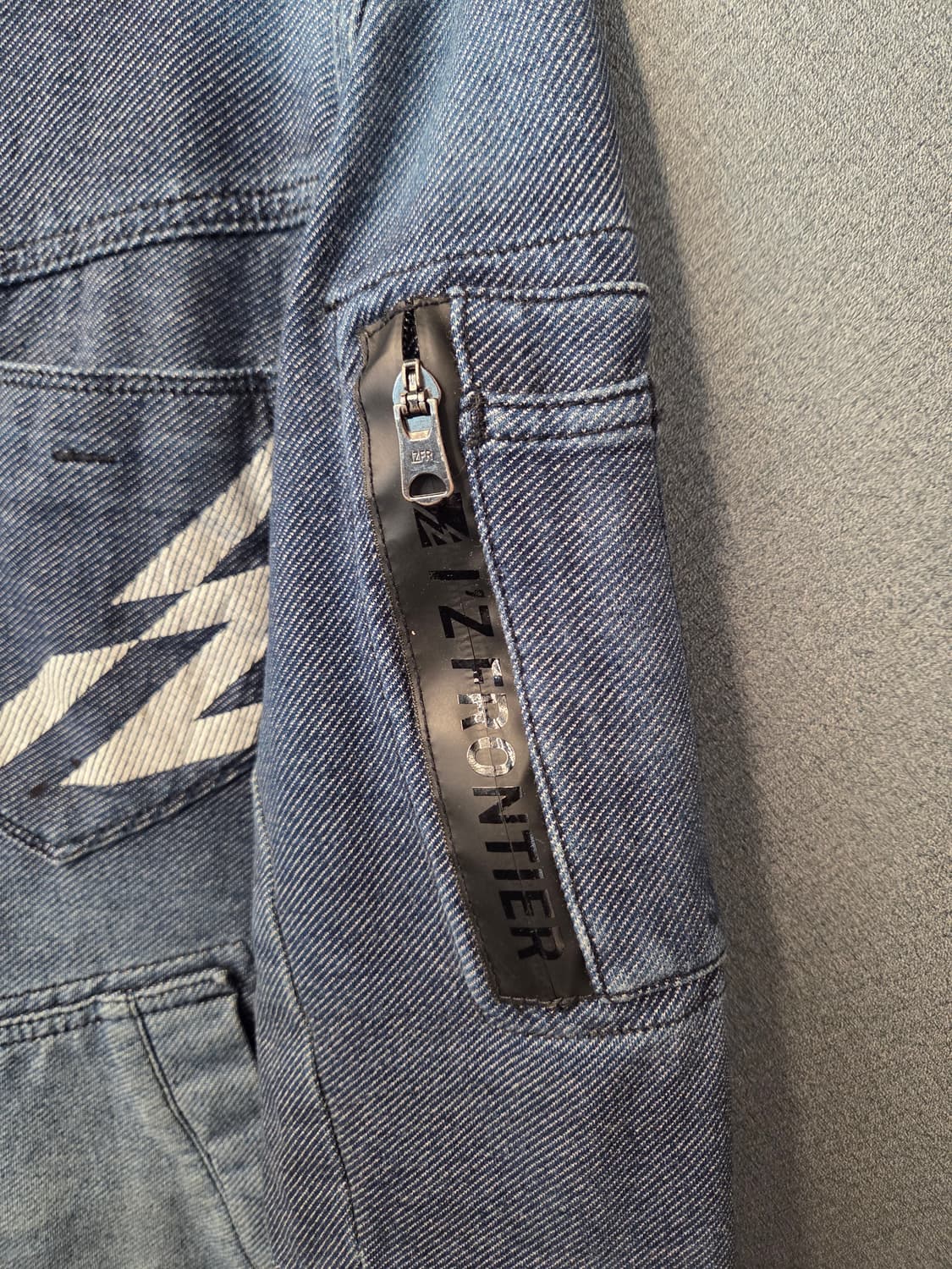 아이즈프론티어 데님항공점퍼 (봄.가을용) 상품이미지5