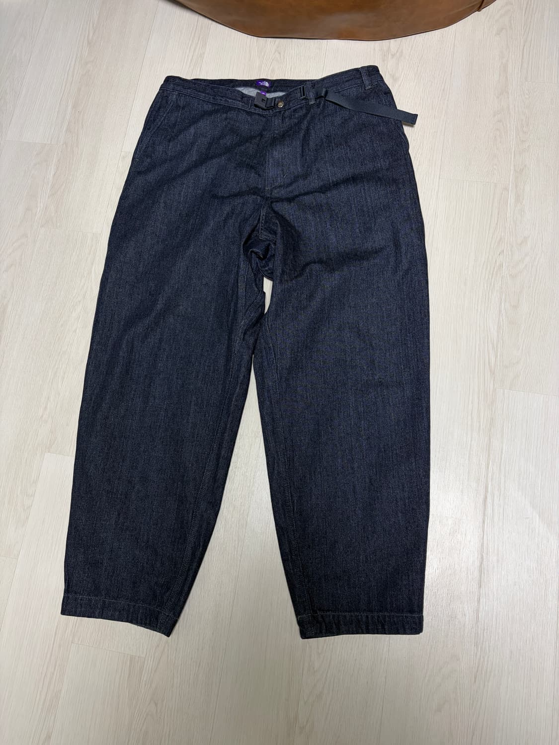 노스페이스 퍼플라벨 25fw 와이드 테이퍼드 데님 인디고 상품이미지1