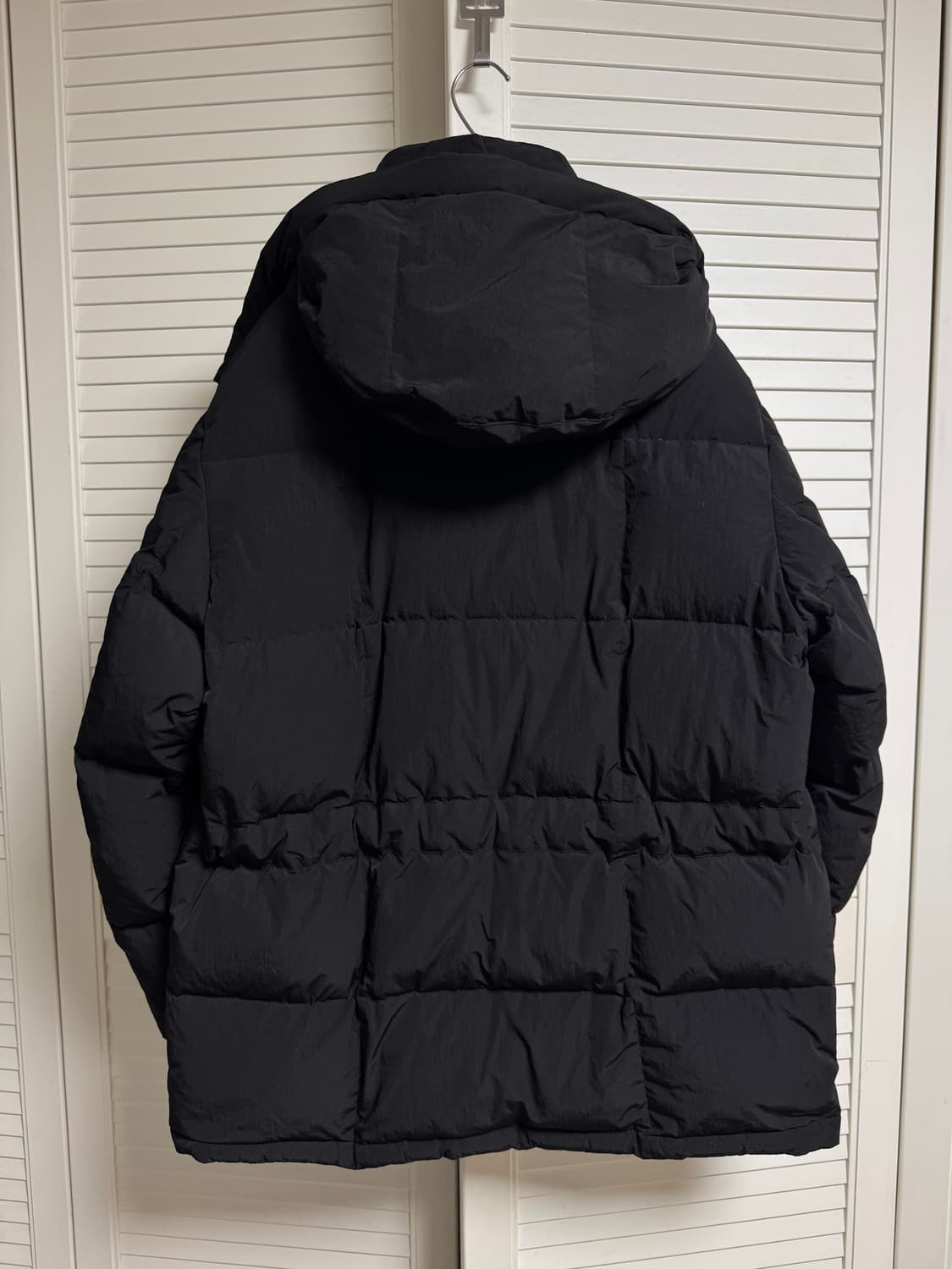 23FW 삼성물산 비이커 카라코람느낌 패딩 블랙 100~105 상품이미지2