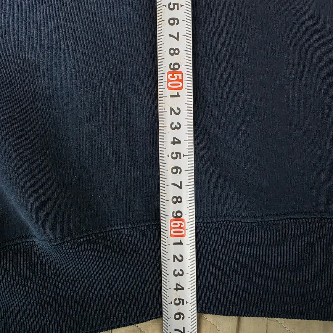 [XL] 90s 빈티지 러셀 네이비 더티 페이드 트래쉬드 맨투맨 스웻 상품이미지10