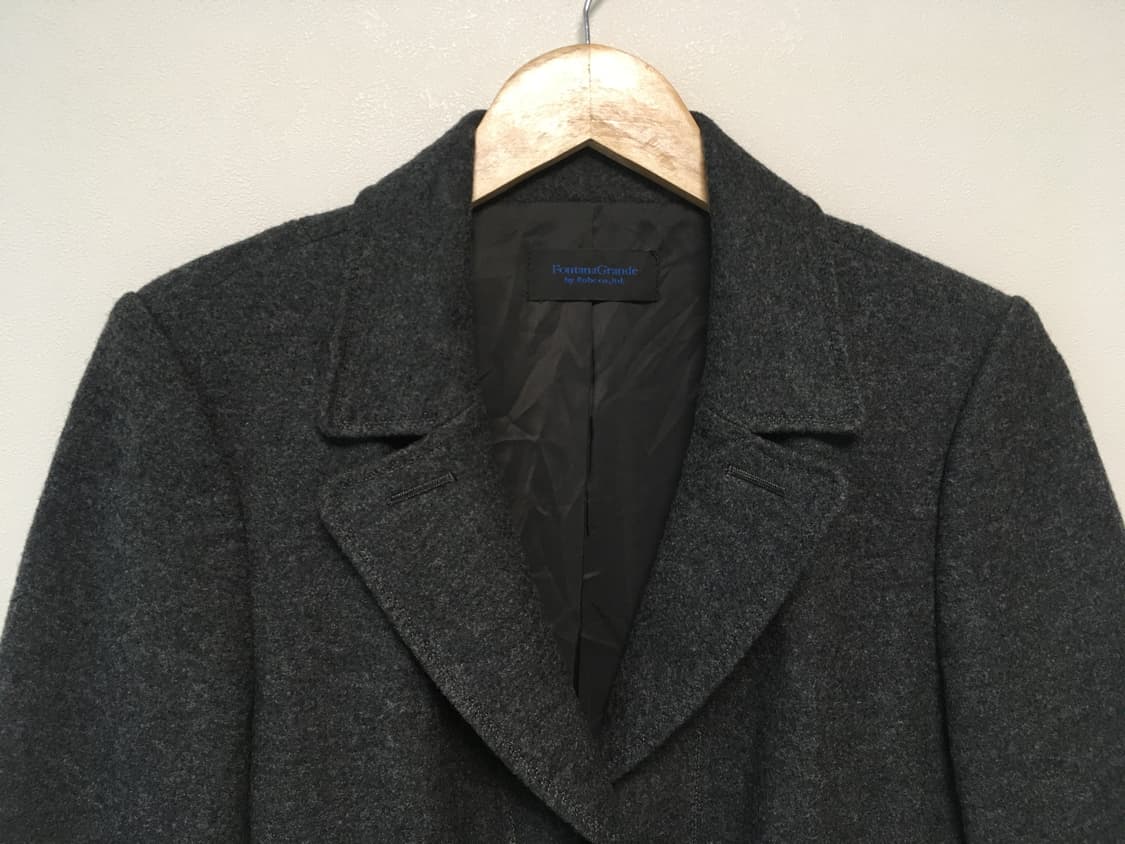vintage wool blazer jacket charcoal 상품이미지8